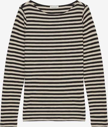 T-shirt Marc O'Polo en noir : devant