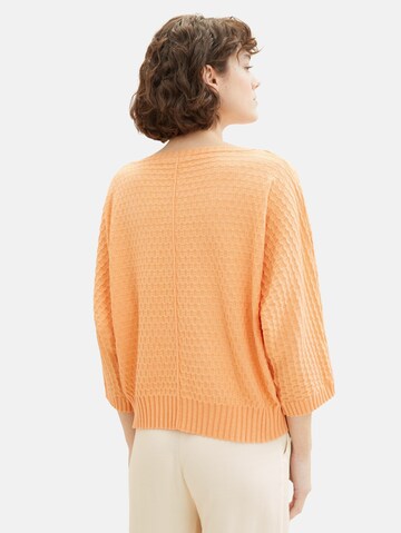 Pullover di TOM TAILOR in arancione