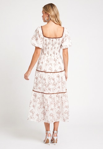 faina Dress in White