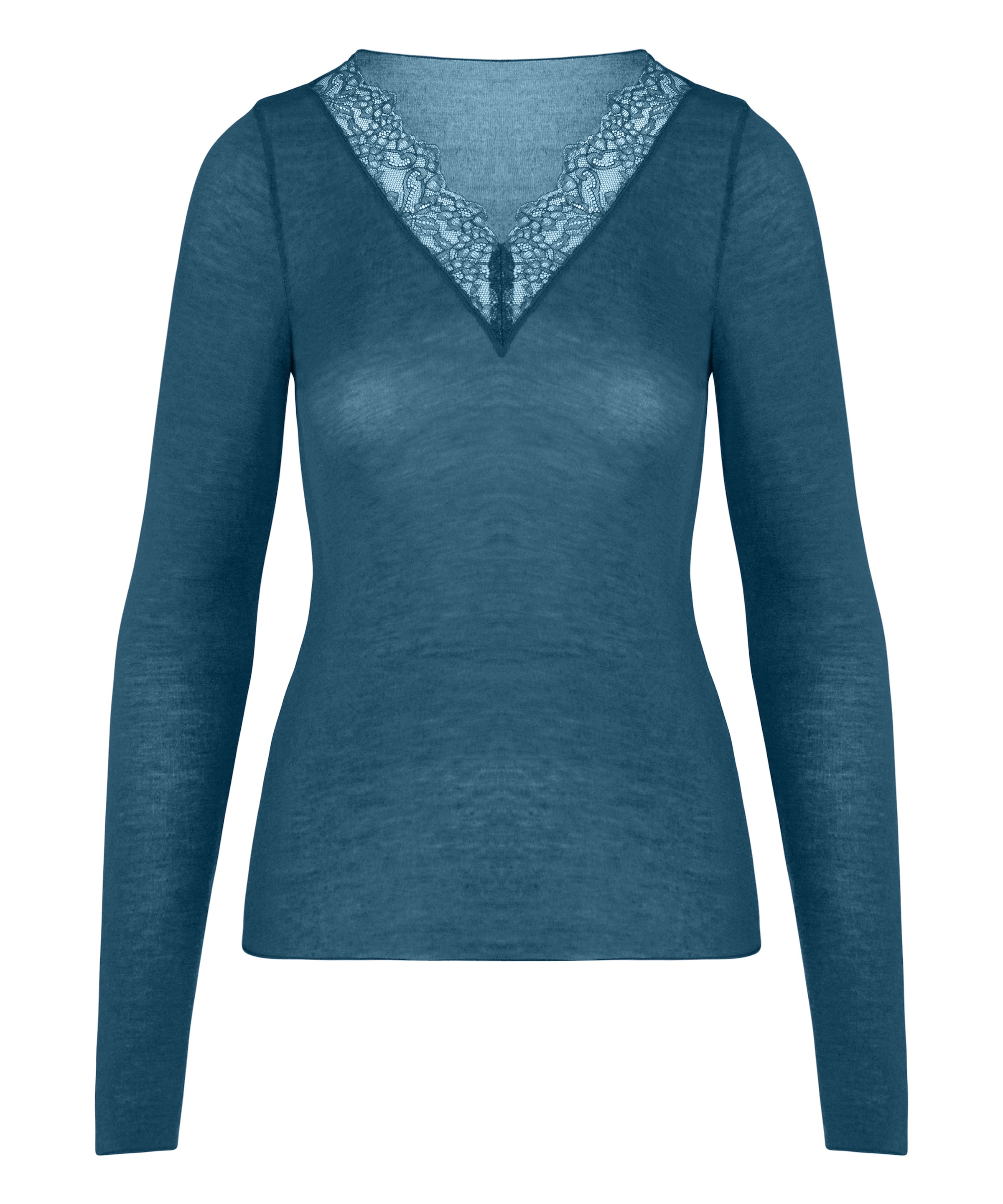 Chemise de nuit Hunkemöller en bleu : devant
