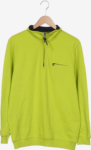 Walbusch Sweatshirt & Zip-Up Hoodie in L-XL in Green: front