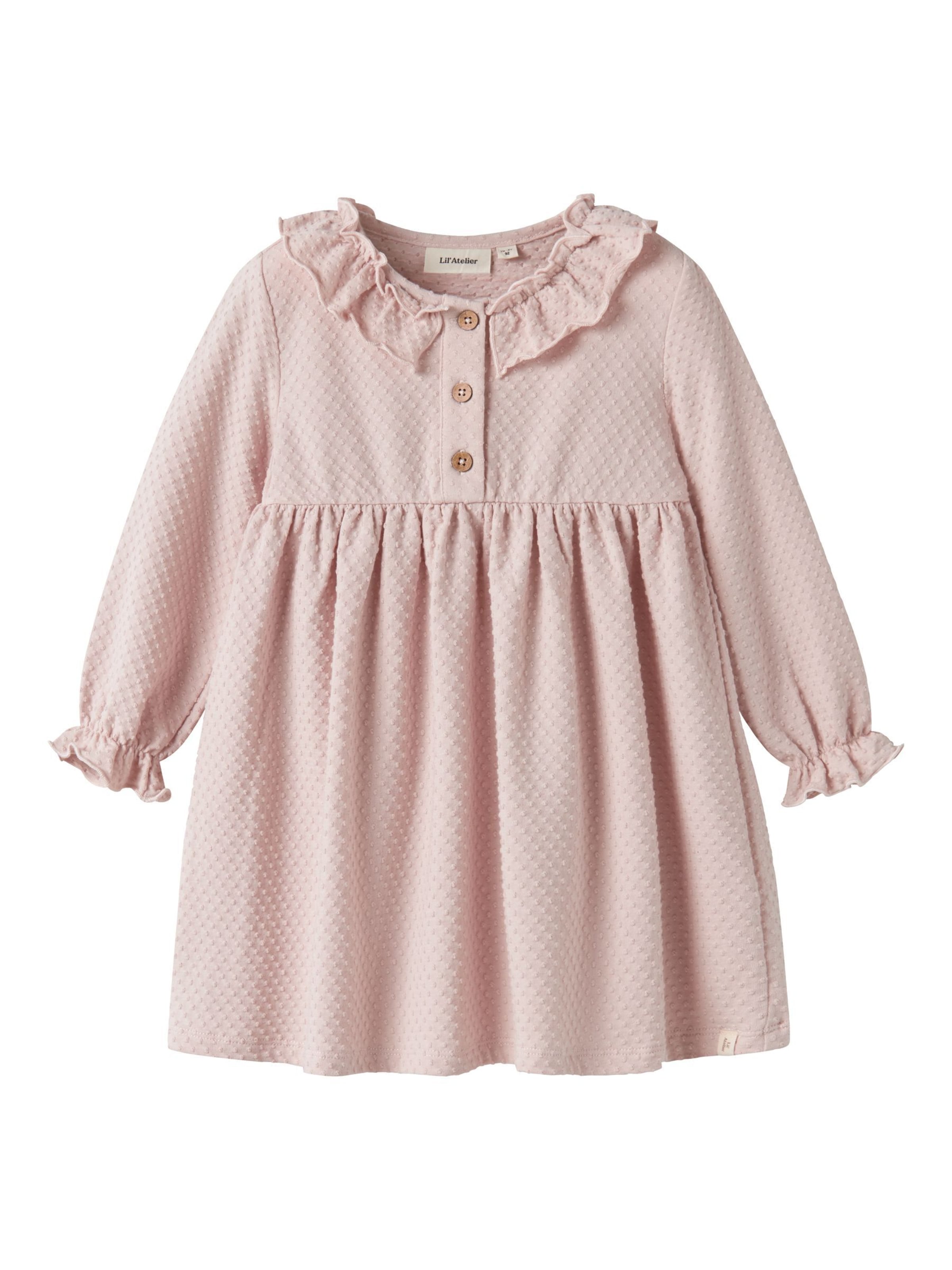 Lil'Atelier - Vestido en rosa: frente