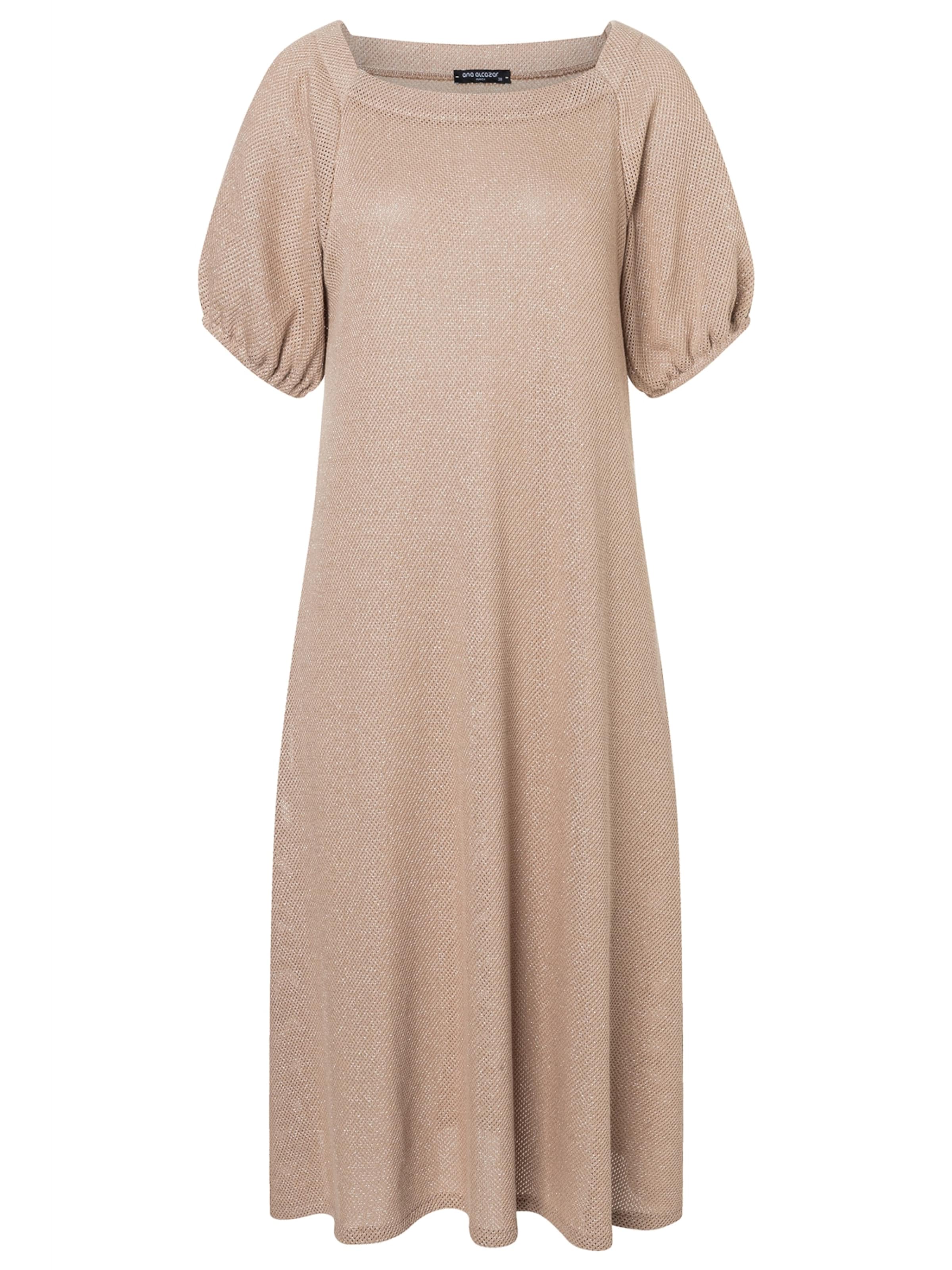 Robes en maille 'Daria' Ana Alcazar en beige : devant