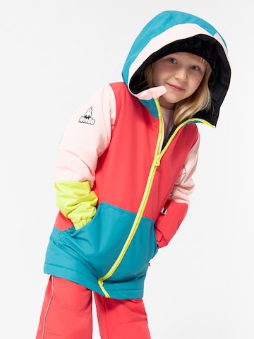 WeeDo Winter Jacket 'Cosmo Love' in Mixed colors: front