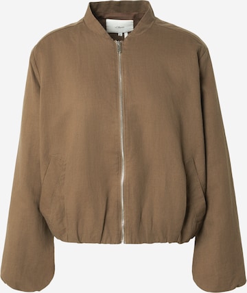 Veste mi-saison s.Oliver en marron : devant