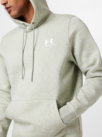 UNDER ARMOUR - Sweatshirt de desporto 'Essential' em verde