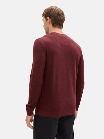 Pull-over TOM TAILOR en rouge