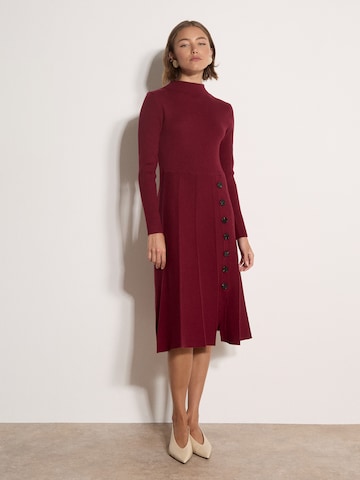 Abito ' Wadelanges Strickkleid ' di Apricot in rosso: frontale