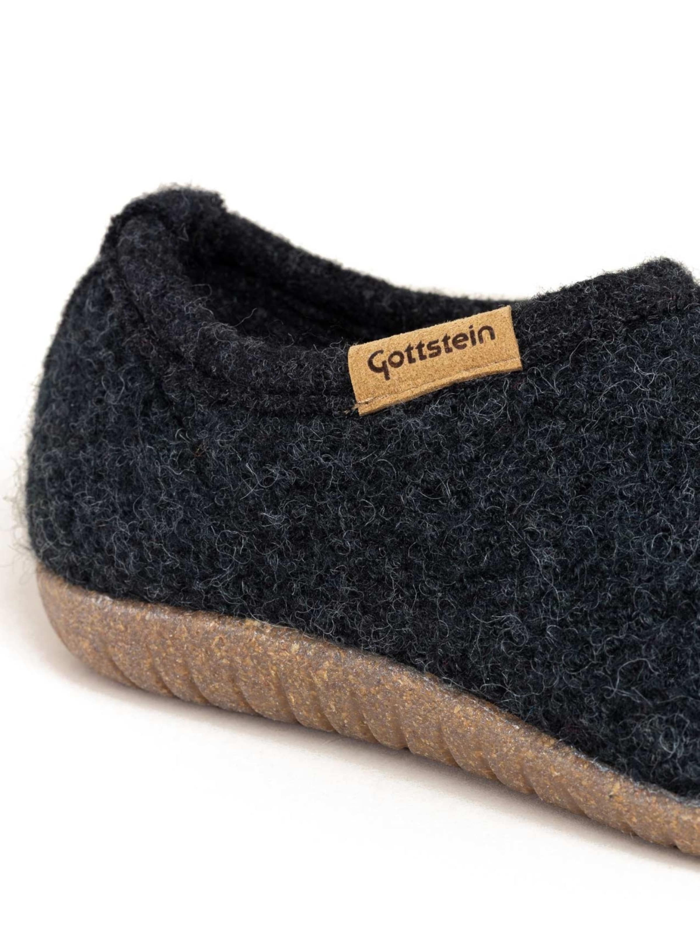 Gottstein Hausschuh 'Walkpantoffel Alpine Midcut RU'‌ in Schwarz