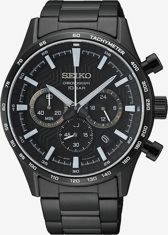 Montre à affichage analogique SEIKO en noir : devant
