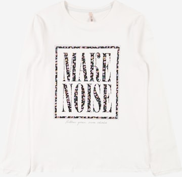 KIDS ONLY - Camiseta 'ZENIA' en blanco: frente