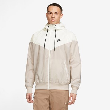 Nike Sportswear Between-Season Jacket 'Windrunner' in Beige: front