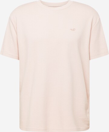HOLLISTER Тениска в розово: отпред