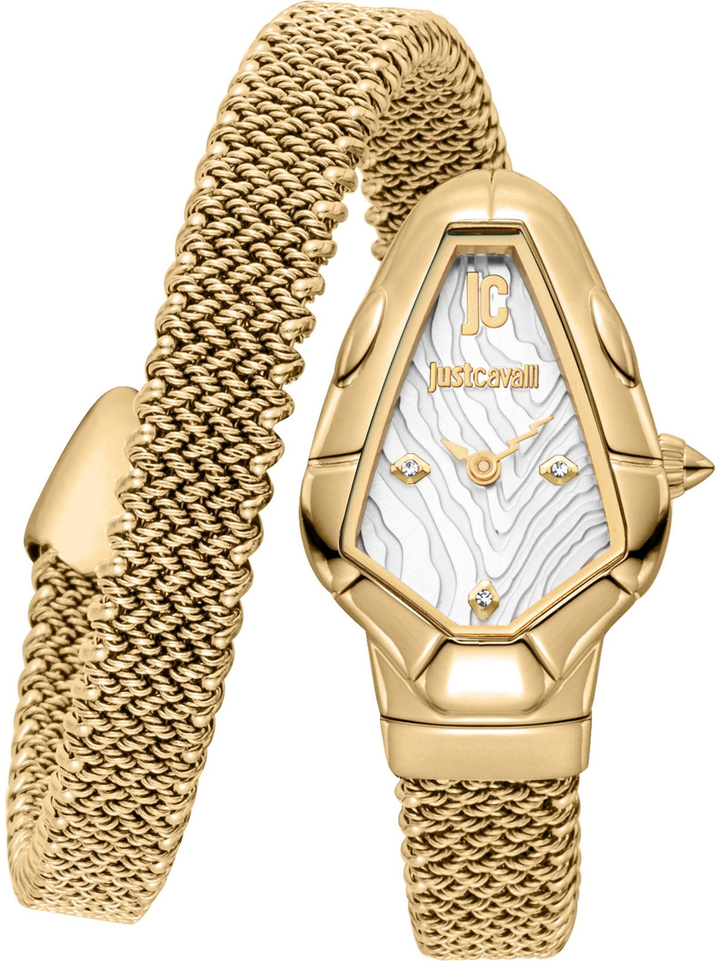 Just Cavalli Analoguhr in One Size in gold, Produktansicht