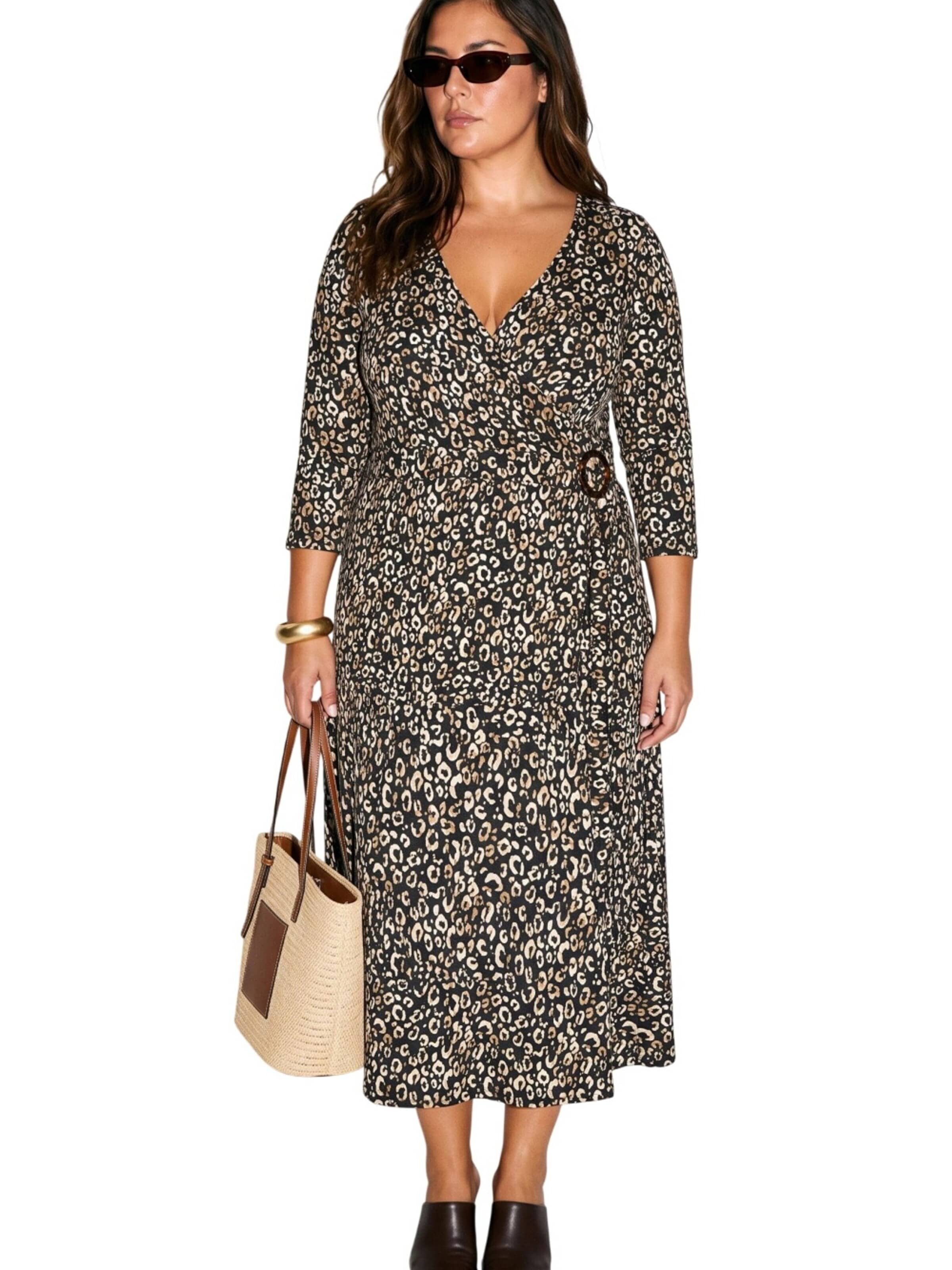 Robe Shape Of You en marron