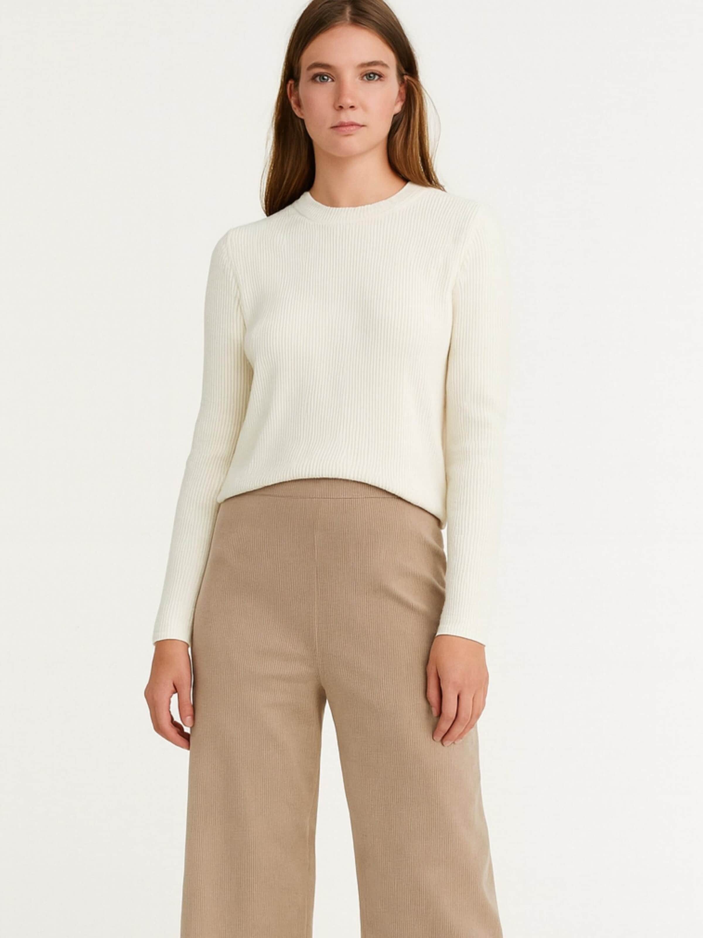 VERO MODA Wide leg Pants '10334289' in Beige