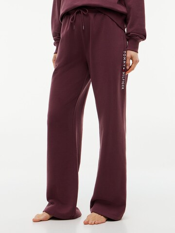 TOMMY HILFIGER Loose fit Trousers 'Essential' in Brown: front