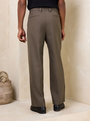 Loosefit Pantaloni con piega frontale 'N.Premium' di Next in beige