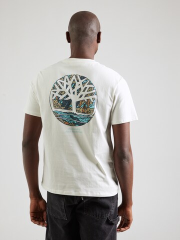 TIMBERLAND T-Shirt in Weiß: Vorderseite
