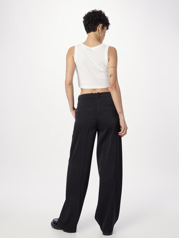 DRYKORN Wide leg Pants 'Desk' in Black