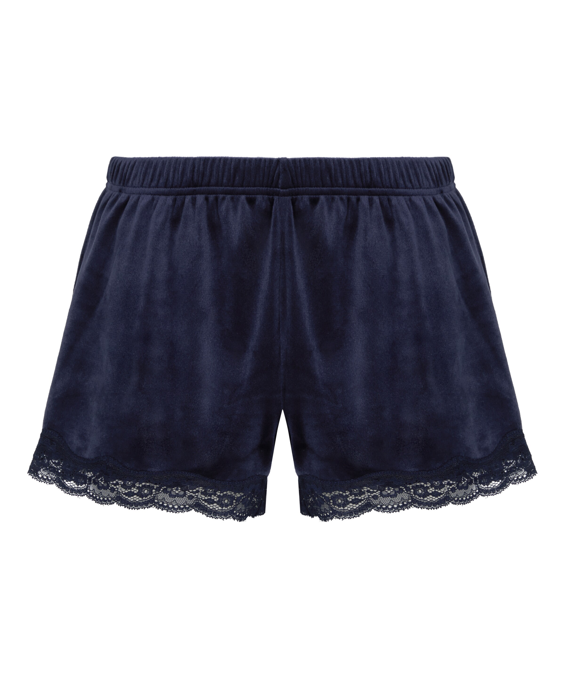 Hunkemöller Korte pyjama in XS in de kleur Blauw, Productweergave