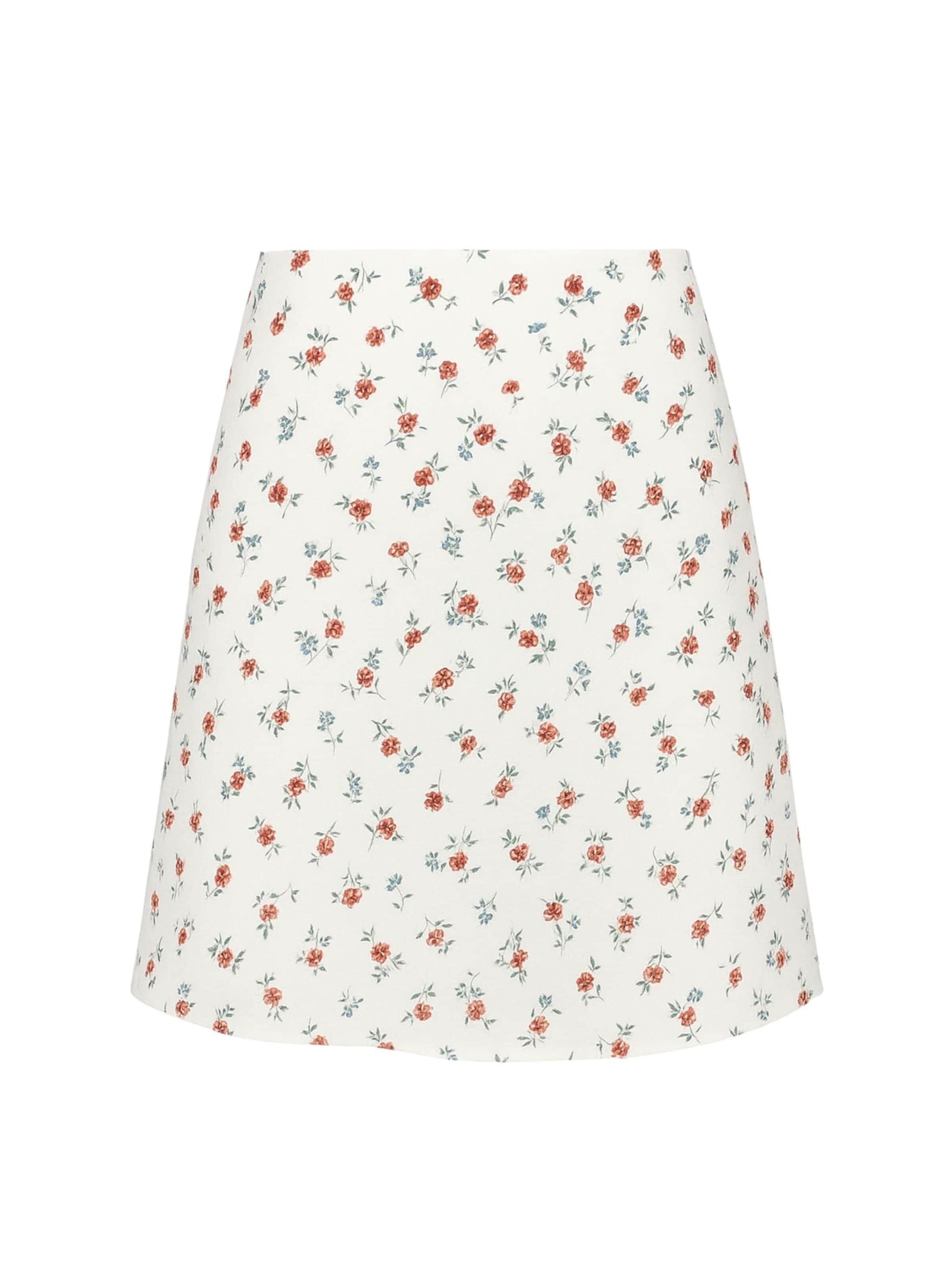 Mar de Margaritas Skirt 'Gonna in viscose' in Mixed colours: front