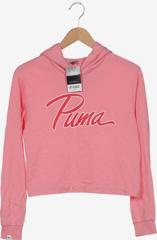 PUMA Sweatshirt & Zip-Up Hoodie in S in Pink: front