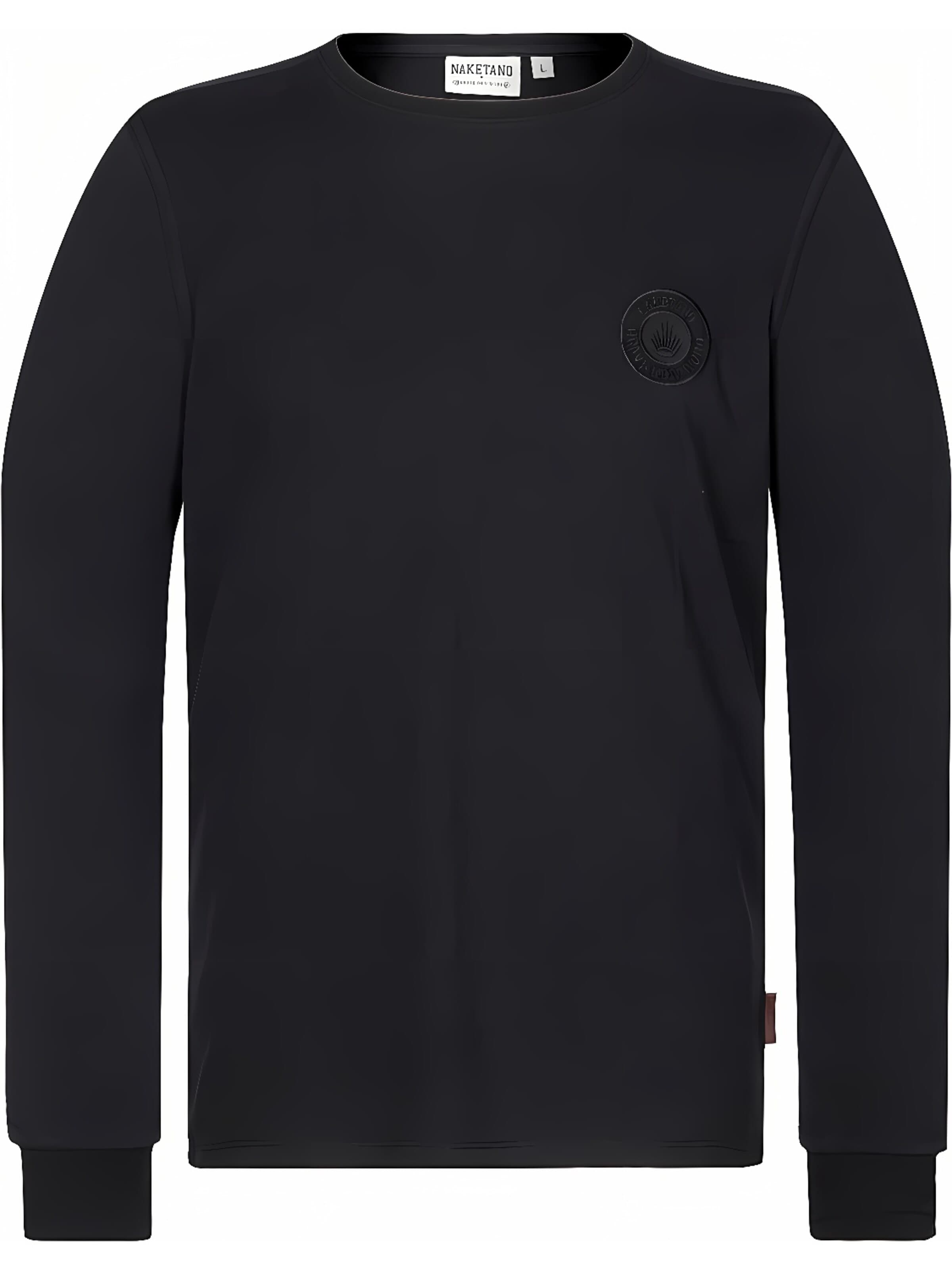 naketano Sweatshirt in Black: front