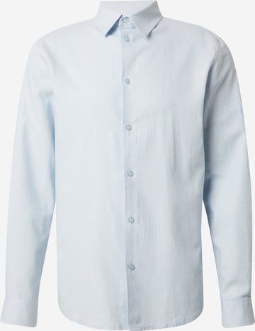 DAN FOX APPAREL Regular fit Business Shirt 'The Essential' in Blue: front