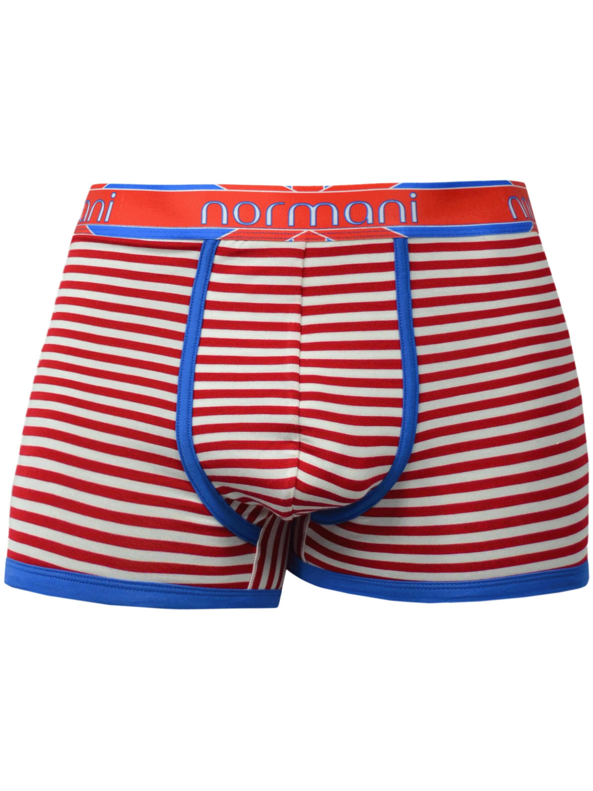 Boxers normani en rouge : devant
