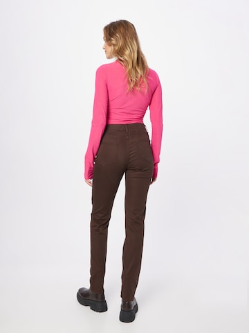 BRAX Slim fit Pants 'MARY' in Brown