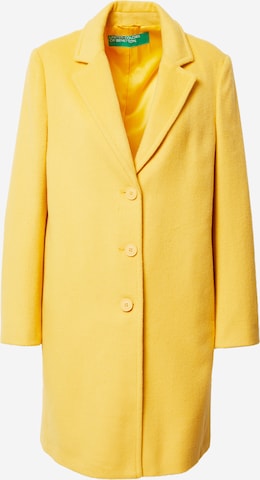 Manteau mi-saison UNITED COLORS OF BENETTON en jaune : devant