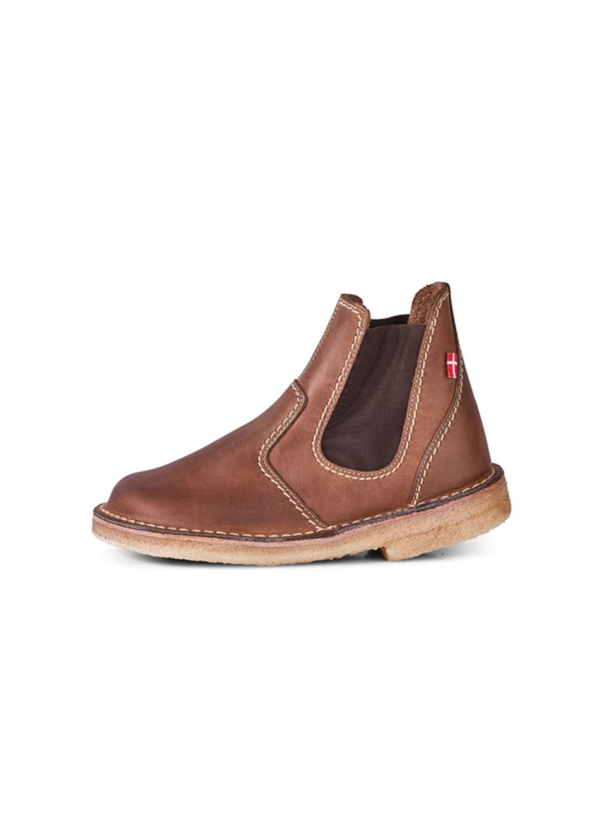 Duckfeet Chelsea Boots 'ROSKILDE' in Brown: front