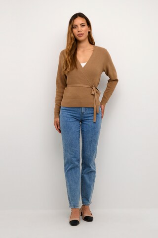 Kaffe Knit Cardigan 'Mie' in Beige