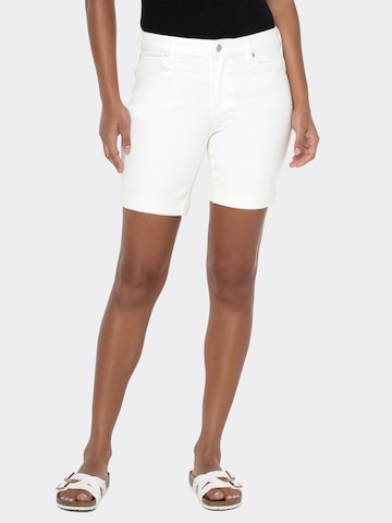 Skinny Pantalon 'Marley Girlfriend' Liverpool en blanc : devant