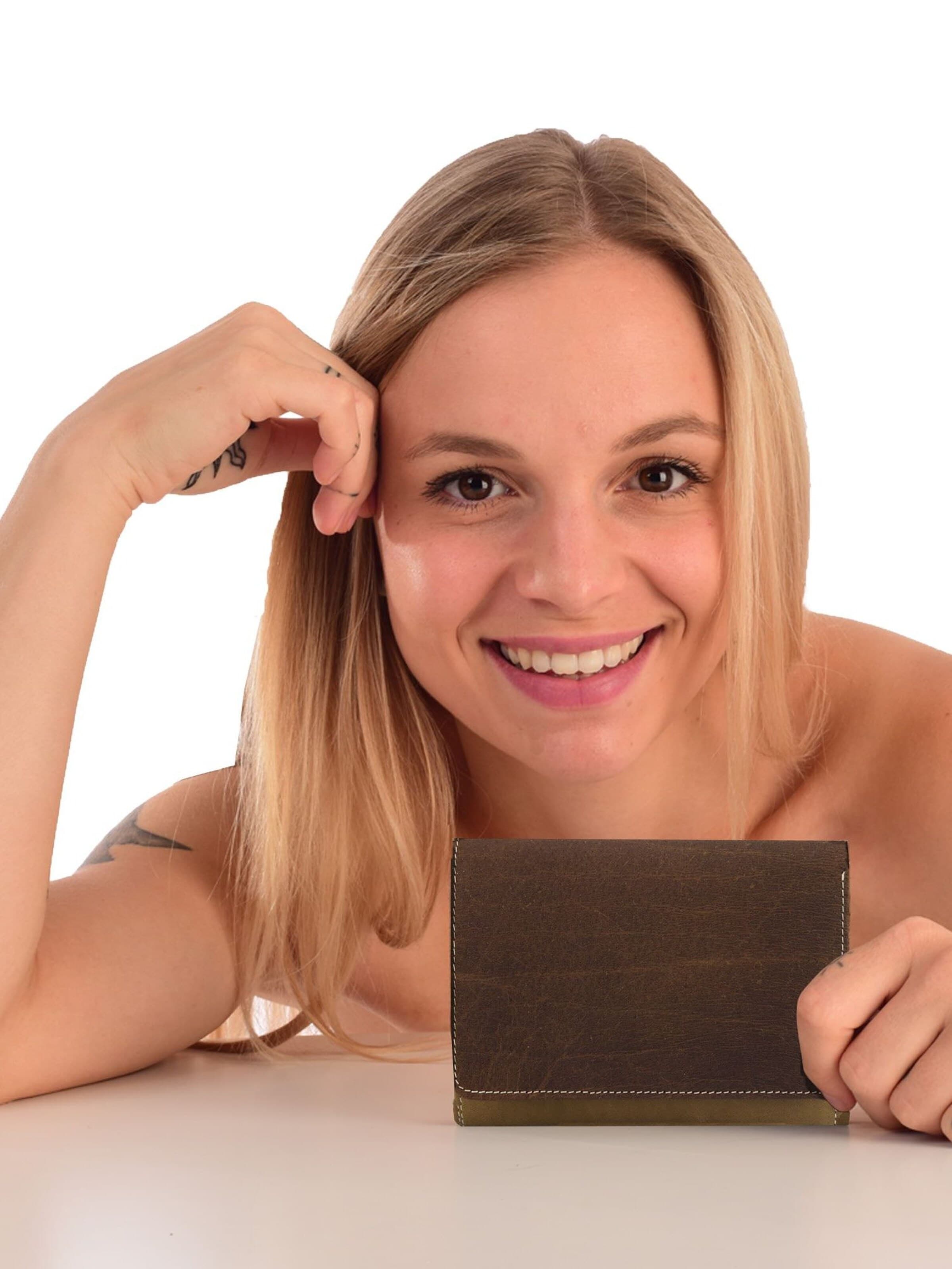 Sunsa Wallet 'Sunsa' in Brown: front