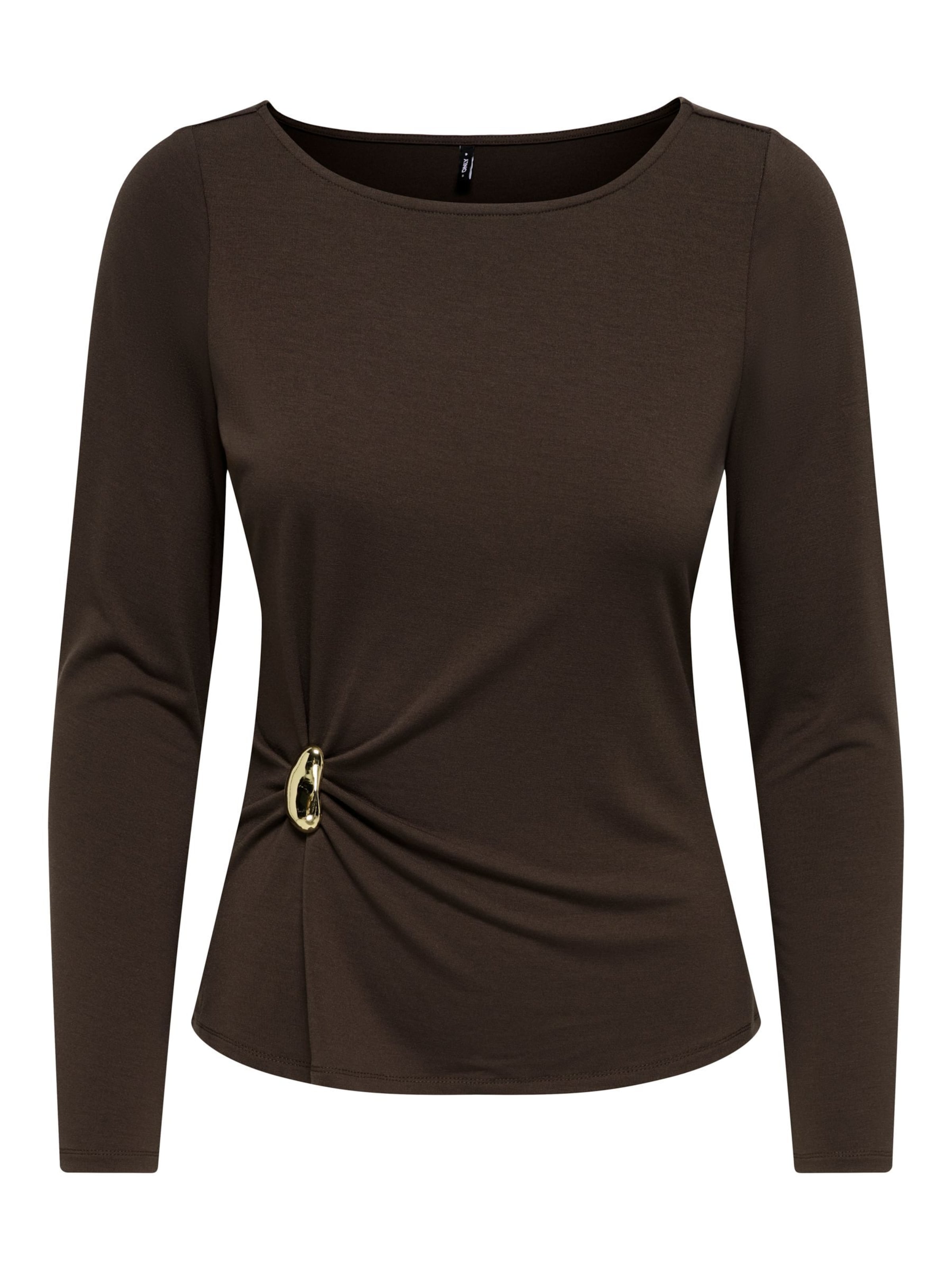 ONLY Shirt 'ONLElena' in Braun: Vorderseite