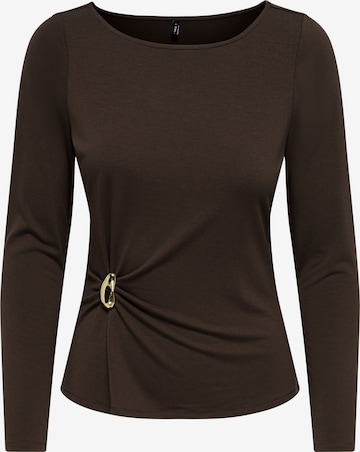 ONLY Shirt 'ONLElena' in Braun: Vorderseite