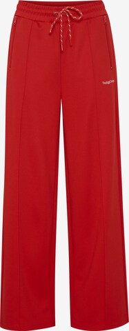 The Jogg Concept Wide leg Broek 'SIMA' in Rood: voorkant