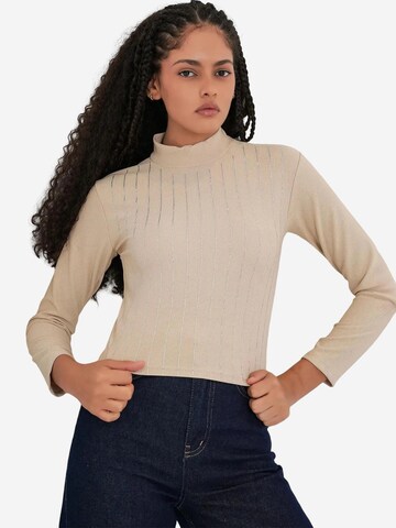 Bigdart Shirt Bodysuit in Brown