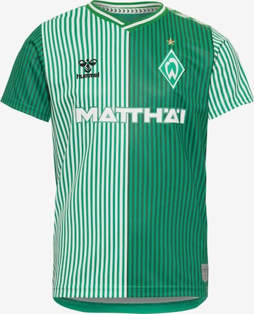 Hummel Funktionsshirt 'Werder Bremen 23-24 Heim' in Grün: predná strana