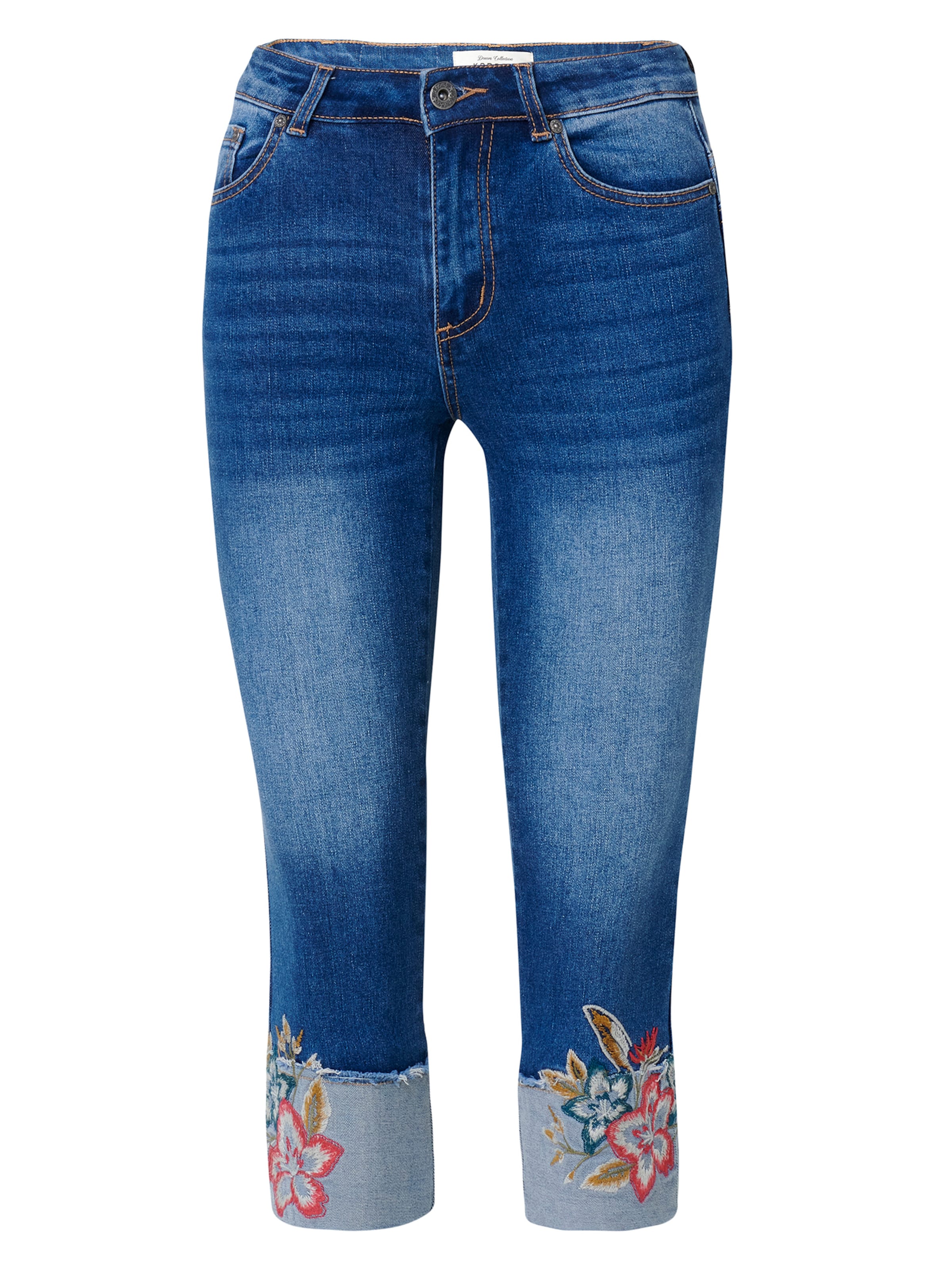 KOROSHI Слим фит Дънки в синьо: отпред