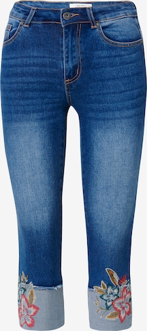 Slimfit Jeans de la KOROSHI pe albastru: față