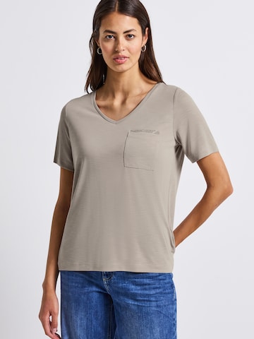 Tricou de la STREET ONE pe gri: față