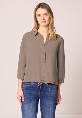 STREET ONE Blouse in Brown: front