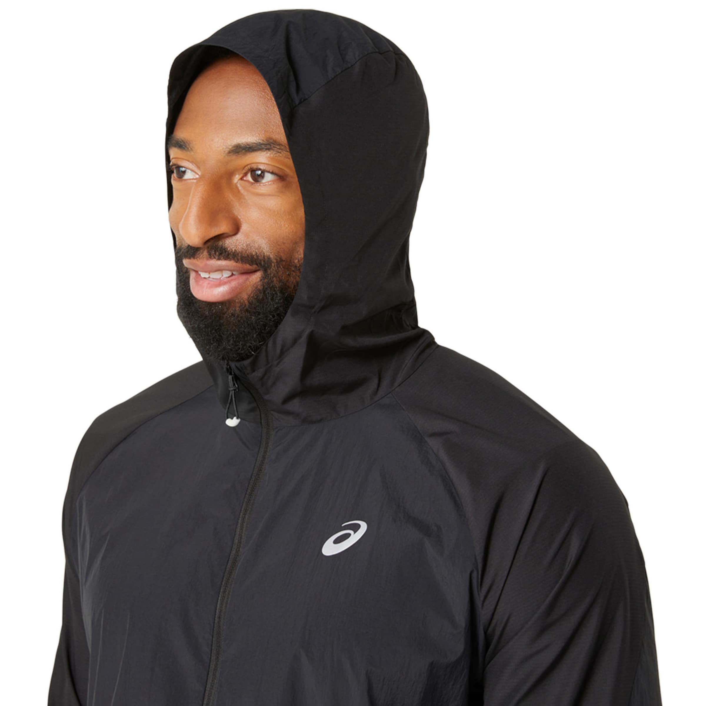ASICS Athletic Jacket in Black
