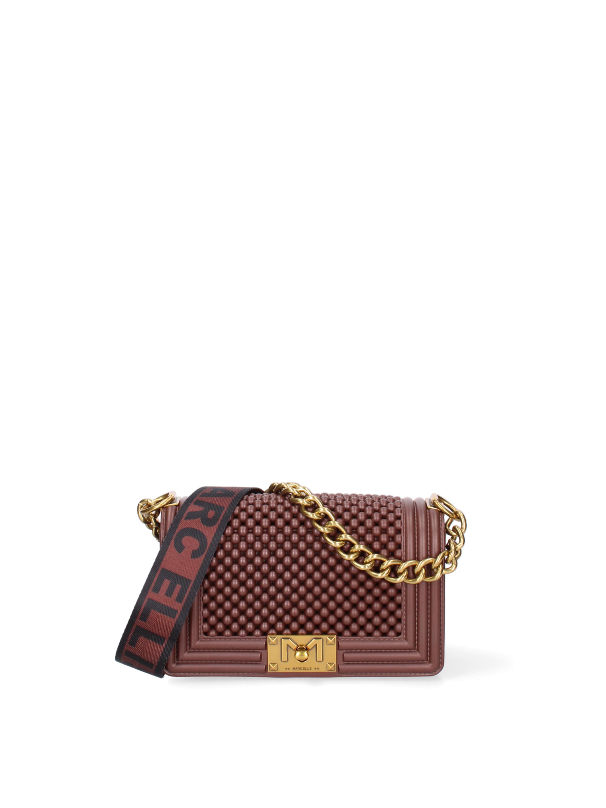 Sacs à main Marc Ellis en marron : devant