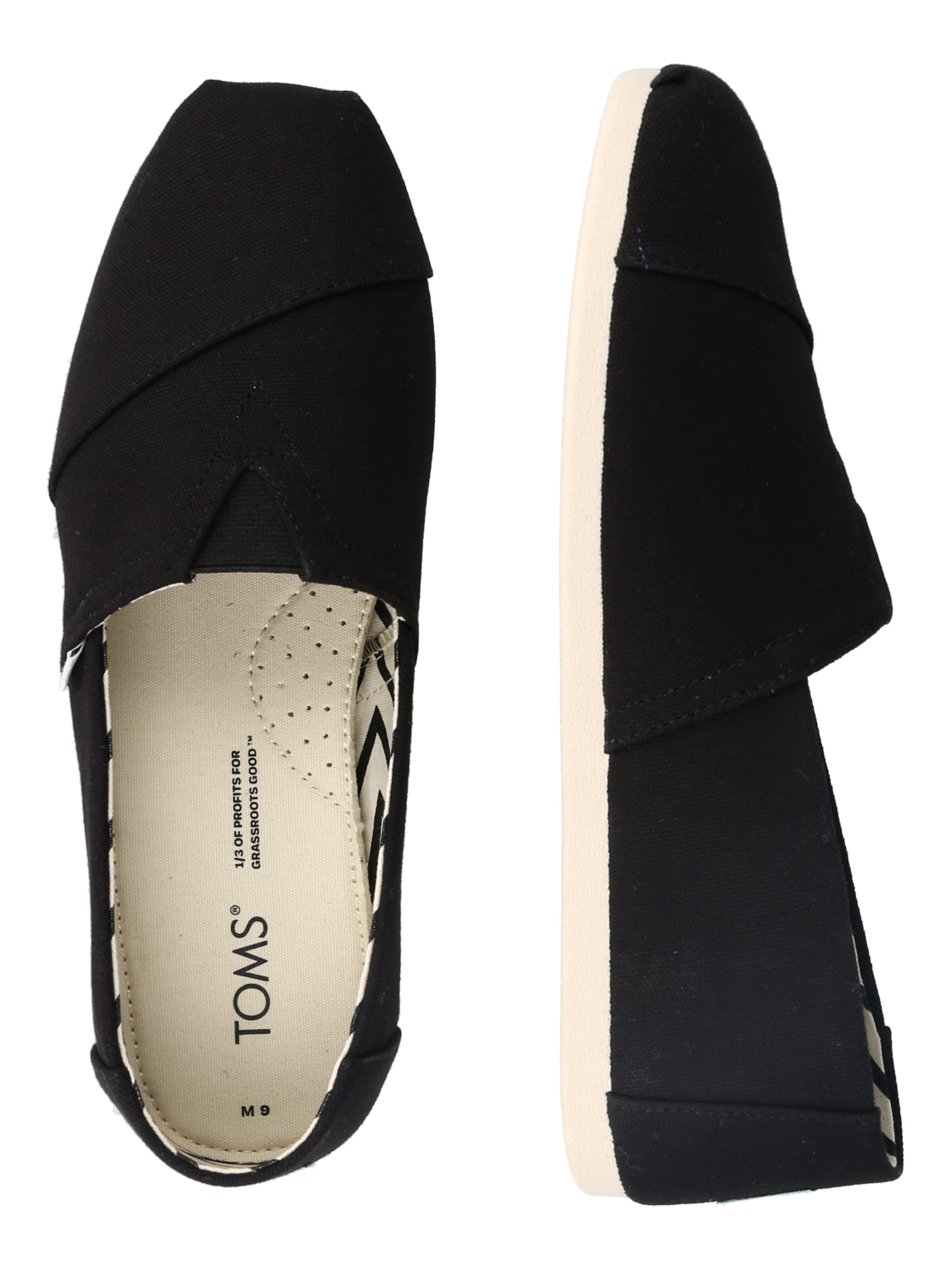 TOMS Espadrillid 'ALPARGATA', värv must