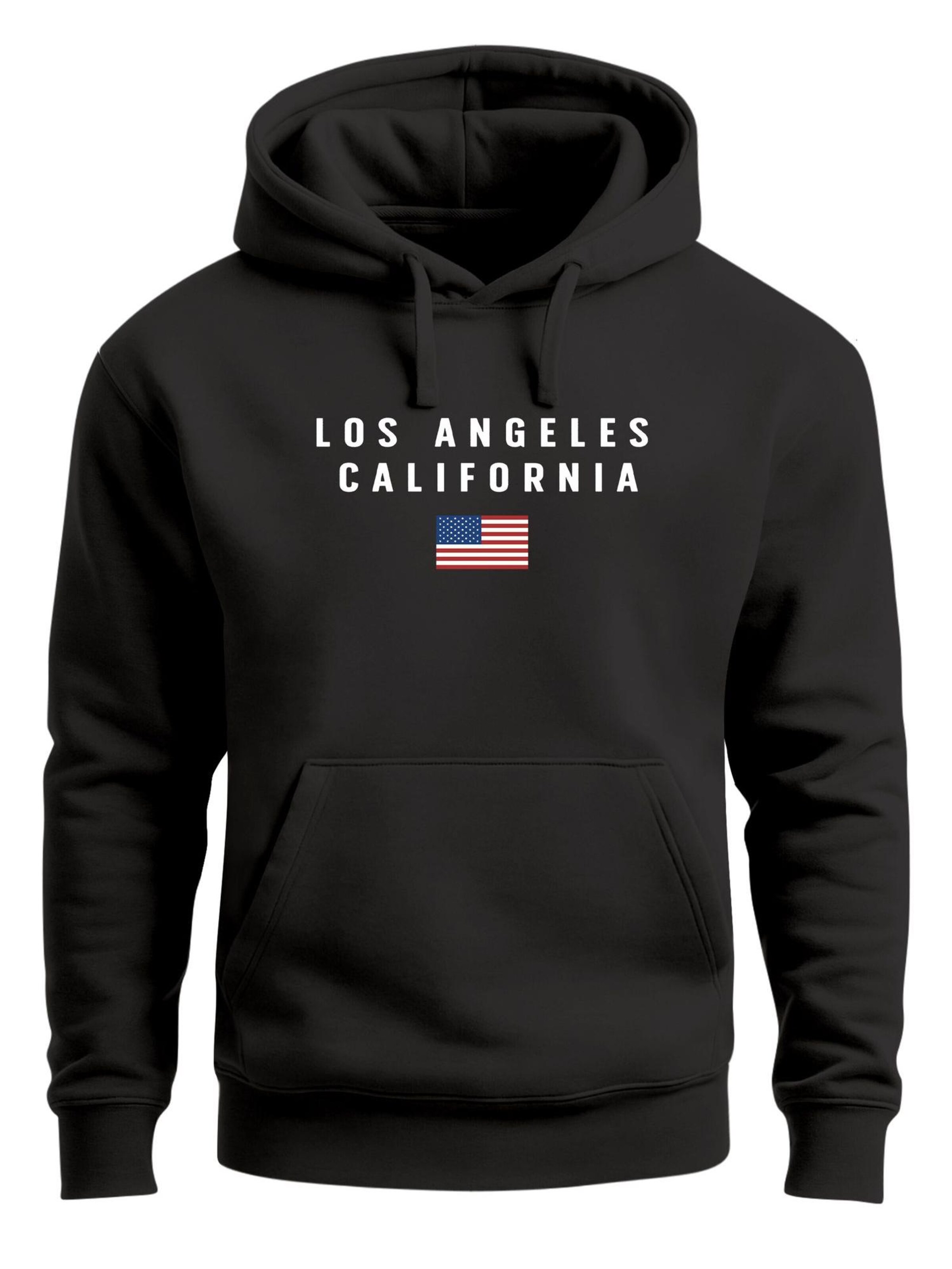Neverless Sweatshirt 'California' in Black: front