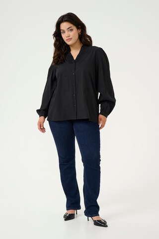 Camicia da donna 'KC Mai' di KAFFE CURVE in nero